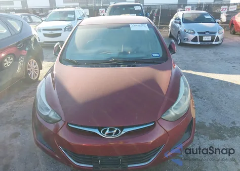 2016 Hyundai Elantra Se z USA, uszkodzony, nr VIN 5NPDH4AE2GH733983